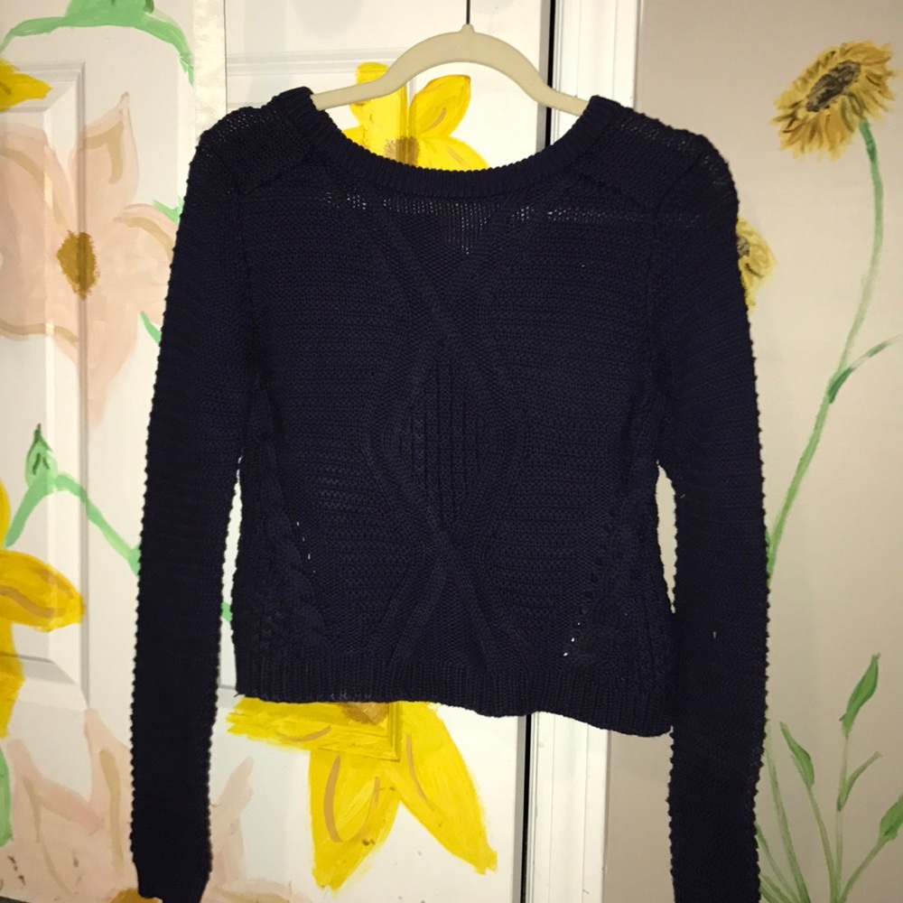 Navy blue sweater